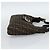 Borsa a Spalla FENDI Mamma Baguette in Tela Zucca Nero Marrone Argento Auth am11931V - vista 5