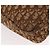 Bolsa Boston Christian Dior Trotter Canvas Marrom Ouro Autêntica 189366 Dourado - vista 13