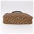 Bolsa Boston Christian Dior Trotter Canvas Marrom Ouro Autêntica 189366 Dourado - vista 9