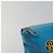 BALENCIAGA MAXI PACK Clutch Bag Leather Blue Silver Auth mr2558A Argento - vista 13