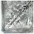 BALENCIAGA MAXI PACK Clutch Bag Leather Blue Silver Auth mr2558A Argento - vista 15