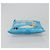 BALENCIAGA MAXI PACK Clutch Bag Leather Blue Silver Auth mr2558A Argento - vista 8