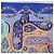 Hermès HERMES Carré 90 Sciarpa in seta "H d ORIGNY" Blu Autentica 188636M - vista 15
