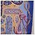 Hermès HERMES Carré 90 Sciarpa in seta "H d ORIGNY" Blu Autentica 188636M - vista 19