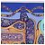 Hermès HERMES Carré 90 Sciarpa in seta "H d ORIGNY" Blu Autentica 188636M - vista 3