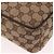 Borsa a Spalla GUCCI GG Canvas Beige Argento 122759 Auth 188226A - vista 13