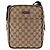 Borsa a Spalla GUCCI GG Canvas Beige Argento 122759 Auth 188226A - vista 2
