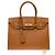 Hermès Borsa HERMES Birkin 30 in Pelle Oro - 103685 D'oro - vista 3