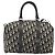 Borsa Christian Dior Trotter Canvas Blu Navy Argento Autentica 187811 - vista 3