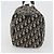 Borsa Christian Dior Trotter Canvas Blu Navy Argento Autentica 187811 - vista 4
