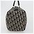 Borsa Christian Dior Trotter Canvas Blu Navy Argento Autentica 187811 - vista 5