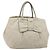 Borsa Tote PRADA Nylon Grigio Oro Auth hk3823 Marrone D'oro