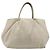 Borsa Tote PRADA Nylon Grigio Oro Auth hk3823 Marrone D'oro - vista 3