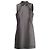 Vestido evasé sin mangas con cuello verde Max Mara