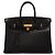 Hermès Borsa HERMES Birkin 35 in Pelle Nera - 103674 Nero - vista 3