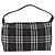 Pochette a mano BURBERRY in nylon nero con dettagli argento Auth am11953V - vista 2