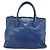 Borsa Miu Miu in pelle 2way Blu Argento Auth 187410A - vista 2