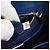 Borsa Miu Miu in pelle 2way Blu Argento Auth 187410A - vista 25