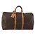 LOUIS VUITTON Monogram Keepall 55 Boston Bag M41424 LV Auth 188507