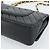 Borsa a Spalla CHANEL V stitch Chain in Pelle di Agnello Nera e Oro CC Auth 189090M Nero D'oro - vista 12