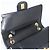 Borsa a Spalla CHANEL V stitch Chain in Pelle di Agnello Nera e Oro CC Auth 189090M Nero D'oro - vista 14
