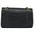 Borsa a Spalla CHANEL V stitch Chain in Pelle di Agnello Nera e Oro CC Auth 189090M Nero D'oro - vista 3