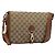 Borsa a Spalla GUCCI GG Canvas Beige Oro 257024 Auth ka4943V D'oro