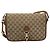 Borsa a Spalla GUCCI GG Canvas Beige Oro 257024 Auth ka4943V D'oro - vista 2
