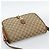 Borsa a Spalla GUCCI GG Canvas Beige Oro 257024 Auth ka4943V D'oro - vista 6