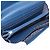 CHANEL Long Wallet Leder Blau Silber CC Auth 189356 - Ansicht 15