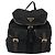 Zaino PRADA Nylon Nero Oro Auth yk20532SAV D'oro - vista 2