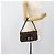 FENDI Zucca Canvas Mamma Baguette Shoulder Bag Black Brown Auth 187283V Marrone Nero - vue 22