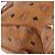Borsa MCM Vicetos Logogram PVC Pelle 2way Marrone Oro Auth ka4912 D'oro - vista 14