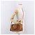 Borsa MCM Vicetos Logogram PVC Pelle 2way Marrone Oro Auth ka4912 D'oro - vista 26