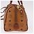 Borsa MCM Vicetos Logogram PVC Pelle 2way Marrone Oro Auth ka4912 D'oro - vista 4