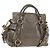 Borsa Miu Miu in pelle 2way Grigio Oro Auth 186440SAM Marrone D'oro