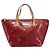 Borsa LOUIS VUITTON Monogram Vernis Bellevue PM Pomme D'amour M93583 Auth 187275A Rosso - vista 13