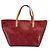 Borsa LOUIS VUITTON Monogram Vernis Bellevue PM Pomme D'amour M93583 Auth 187275A Rosso - vista 2