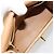 CHANEL Matelasse Shoulder Bag Lamb Skin Beige Gold CC Auth 187187 D'oro - vista 19
