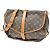 Louis Vuitton Saumur Monogram Canvas 35 Brown