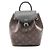 Zaino/Borsa Louis Vuitton Montsouris NM BB Marrone Nero