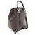 Zaino/Borsa Louis Vuitton Montsouris NM BB Marrone Nero - vista 2
