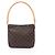 Borsa a tracolla Louis Vuitton Looping MM Monogram Marrone