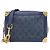 Borsa a tracolla Louis Vuitton Monogram Denim Soft Trunk Blu navy