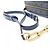 Borsa a tracolla Louis Vuitton Monogram Denim Soft Trunk Blu navy - vista 4