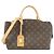 Borsa Louis Vuitton Monogram Petit Palais PM Marrone