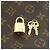 Borsa Louis Vuitton Monogram Petit Palais PM Marrone - vista 3
