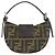 Fendi 26673 Handtasche aus Canvas mit Silberhardware - Ansicht 2