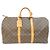 Borsa Boston Louis Vuitton Monogram Keepall 50cm Marrone