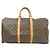 Borsa Boston Louis Vuitton Monogram Keepall 50cm Marrone